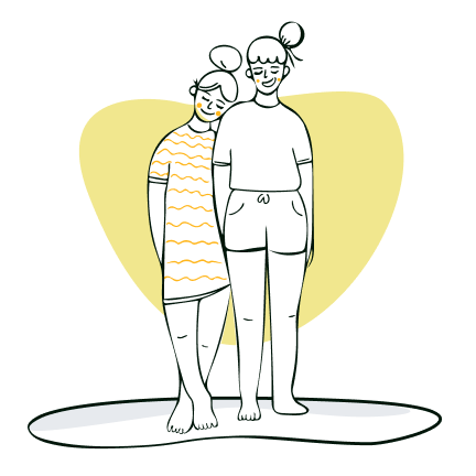 Illustration – Friends