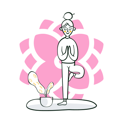 Illustration – Yoga – Relax