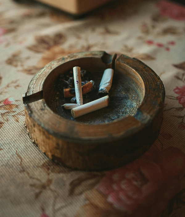 cigarettes in an ashtray