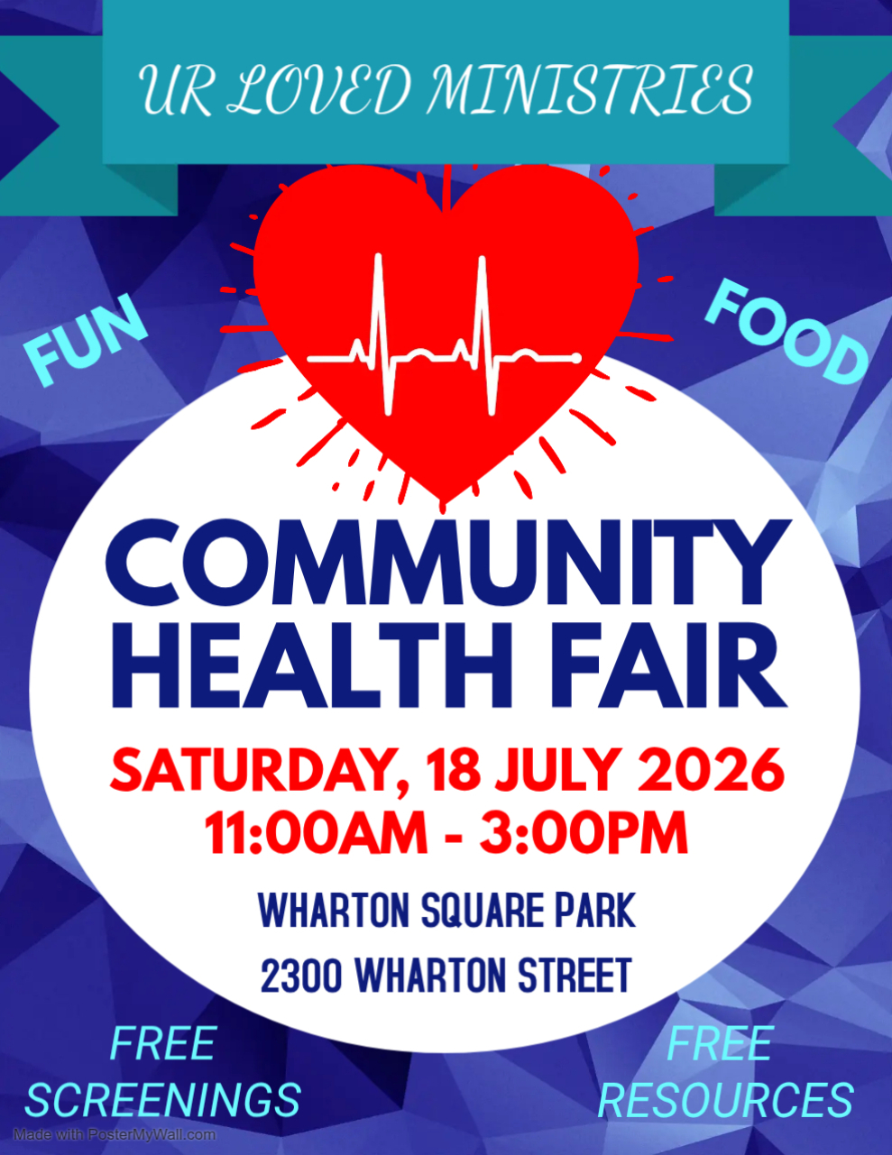 community health fair poster