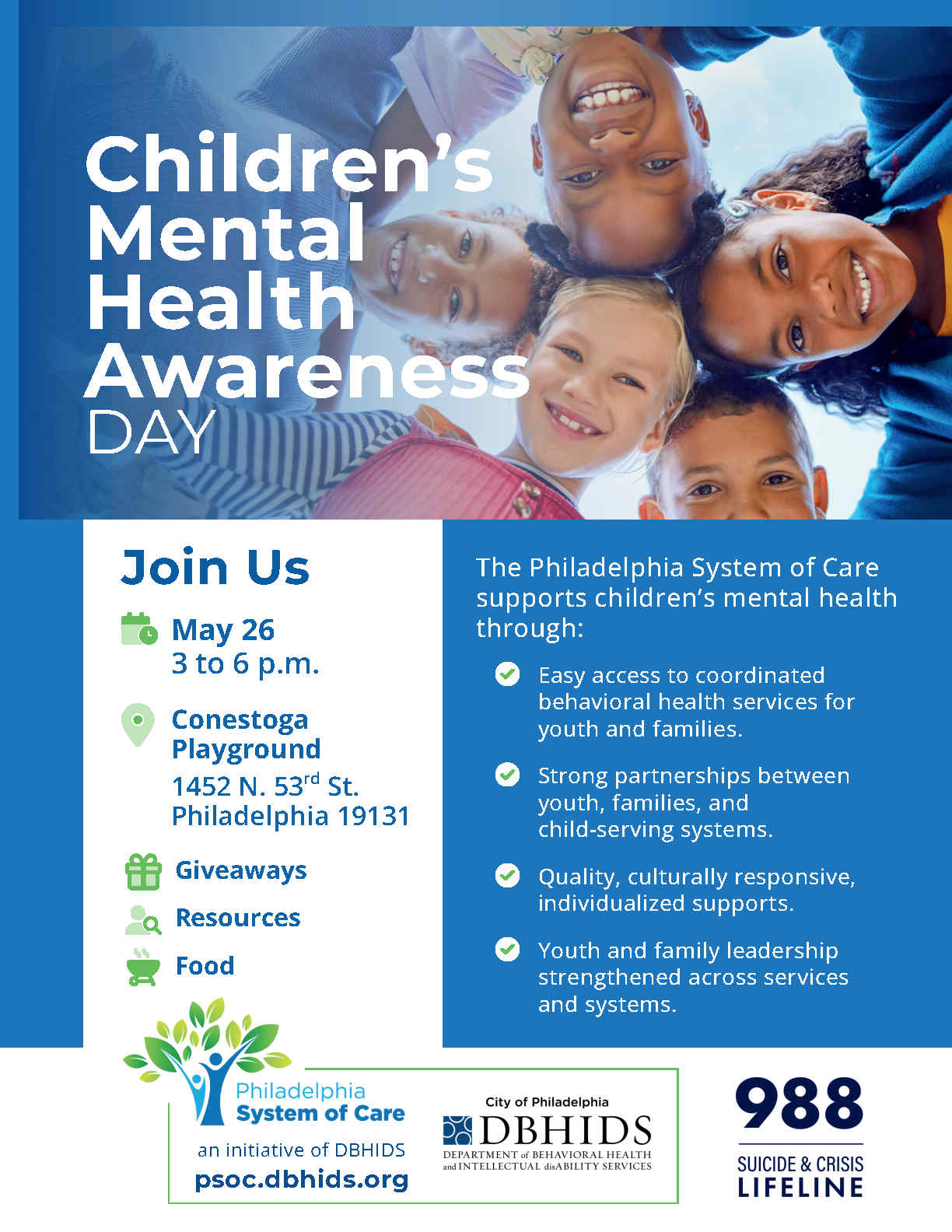 children's mental health awareness poster